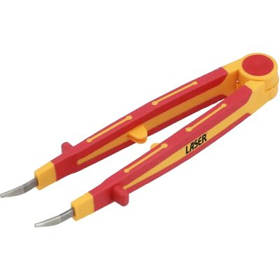 Bosch 145 Mm VDE-Isolerad Pincett - För Högtalsspänningsarbeten Bosch 145 Mm VDE-Isolerad Pincett - För Högtalsspänningsarbeten