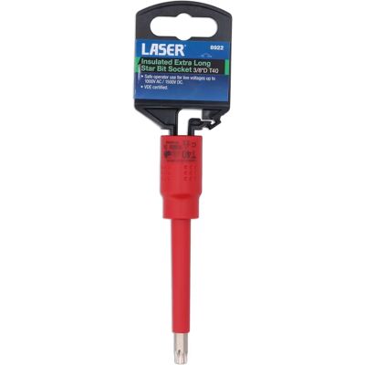 Laser Tools - 8922 - Attache 3/8 in - Torx T40 - Jeu de douilles Laser Tools - 8922 - Attache 3/8 in - Torx T40 - Jeu de douilles