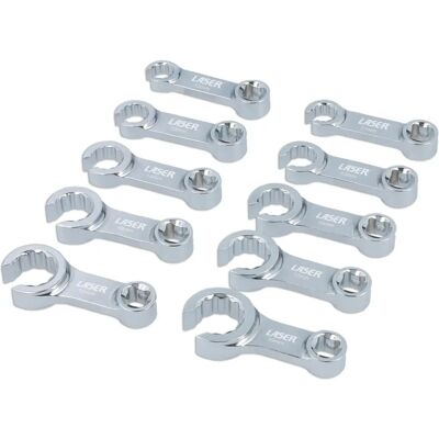 Set de adaptadores de par para tuercas de brida Laser Tools - 3/8" 10 piezas 8977 Set de adaptadores de par para tuercas de brida Laser Tools - 3/8" 10 piezas 8977