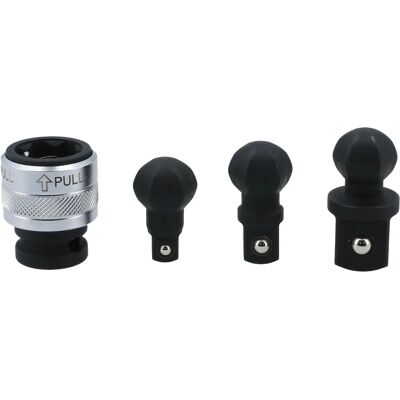 Conjunto de articulaciones universales de impacto Laser Tools 1/2" - 4 piezas Conjunto de articulaciones universales de impacto Laser Tools 1/2" - 4 piezas