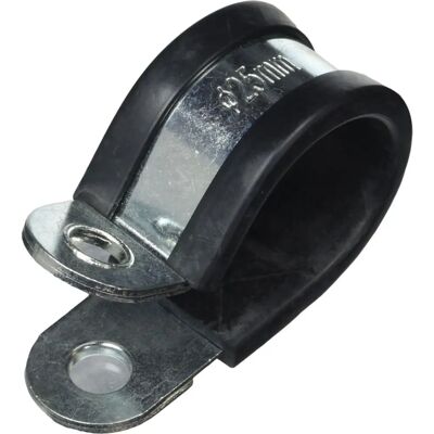 Connect Rubber-Lined P Clip 25mm - 50pcs - P Clip Connect Rubber-Lined P Clip 25mm - 50pcs - P Clip