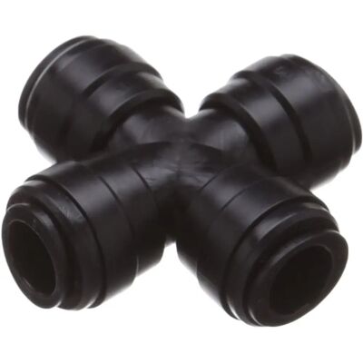 Raccord Croisé Push-Fit pour Tuyau 12mm - Publicité Raccord Croisé Push-Fit pour Tuyau 12mm - Publicité