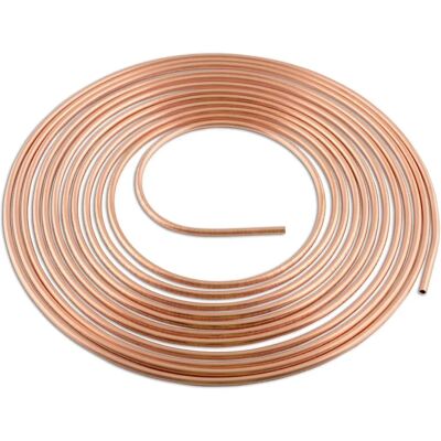 Connect Copper Brake Pipe - 3/16" X 25ft - UK Connect Copper Brake Pipe - 3/16" X 25ft - UK