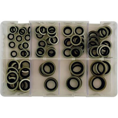 Bonded Seal Washers - Assorted - Box of 90 - Washers Bonded Seal Washers - Assorted - Box of 90 - Washers