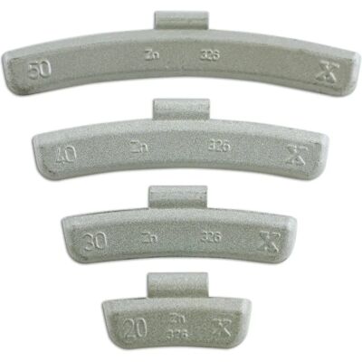 Poids de roue connectés pour jantes en alliage - 10g 100pcs - Publicité Poids de roue connectés pour jantes en alliage - 10g 100pcs - Publicité