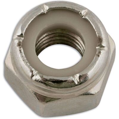 Stål Nyloc-mutter 3/8" 100 st - Kopplingar Stål Nyloc-mutter 3/8" 100 st - Kopplingar