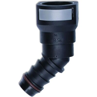 Conector de Manguera de Combustible de 45° - 15.82 x 14mm - 2 piezas Conector de Manguera de Combustible de 45° - 15.82 x 14mm - 2 piezas