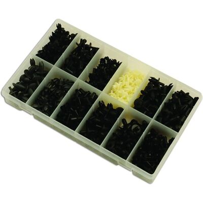 Connect Model 36041 - 12 Types Plastic Drive Rivets - 350 Pieces Connect Model 36041 - 12 Types Plastic Drive Rivets - 350 Pieces