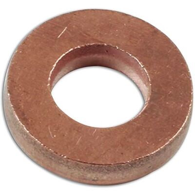 Arandela de inyector de cobre - 15x7.5x3mm - Paquete 12 Arandela de inyector de cobre - 15x7.5x3mm - Paquete 12