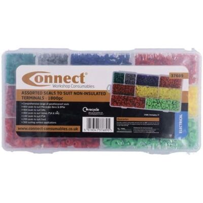 Joints variés pour connexions - 1800 pièces - accessoires électriques - Publicité Joints variés pour connexions - 1800 pièces - accessoires électriques - Publicité