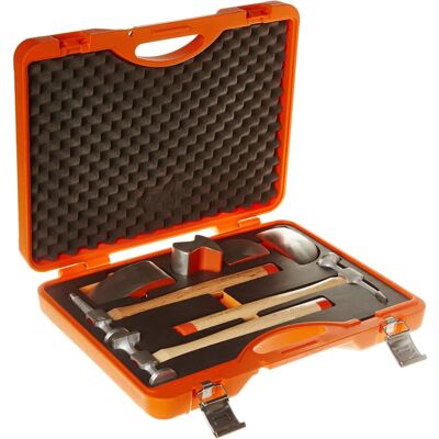 Power-Tec Aluminium Hammer and Dolly Set 7pc - New Power-Tec Aluminium Hammer and Dolly Set 7pc - New