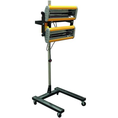 Lampe de séchage de peinture infrarouge Power-Tec 92442 - Publicité Lampe de séchage de peinture infrarouge Power-Tec 92442 - Publicité