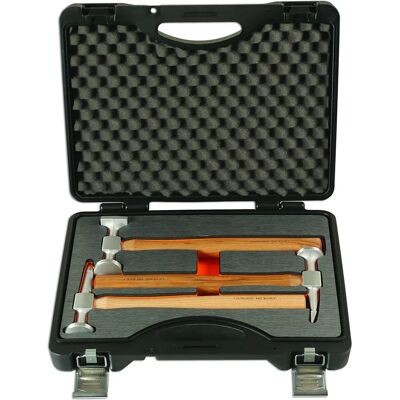 Set de Martillos Power-Tec para Carrocería de Aluminio 3 piezas - Nuevo Set de Martillos Power-Tec para Carrocería de Aluminio 3 piezas - Nuevo