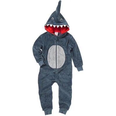 Animal Crazy Grey Shark Onesie - Jumpsuit Animal Crazy Grey Shark Onesie - Jumpsuit