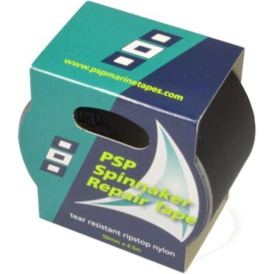 Ruban de réparation PSP Marine Spinnaker - Auto-adhésif, Noir, 50mm, 4,5m - Ruban de Réparation - Publicité Ruban de réparation PSP Marine Spinnaker - Auto-adhésif, Noir, 50mm, 4,5m - Ruban de Réparation - Publicité