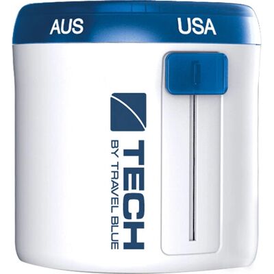 Travel Blue TB-260 Netzadapter - Universal, Blau, Weiß - Steckdosenadapter Travel Blue TB-260 Netzadapter - Universal, Blau, Weiß - Steckdosenadapter