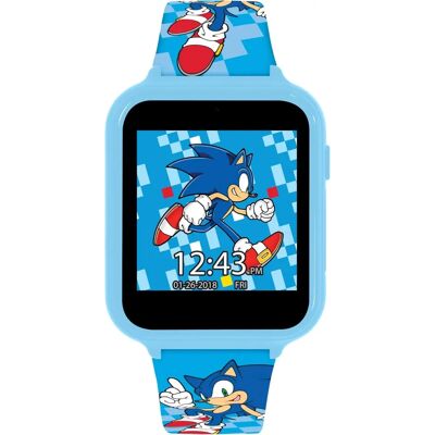 Odzież Studio Sega Sonic The Hedgehog Niebieski Zegarek Inteligentny Plastik Niebieski Odzież Studio Sega Sonic The Hedgehog Niebieski Zegarek Inteligentny Plastik Niebieski