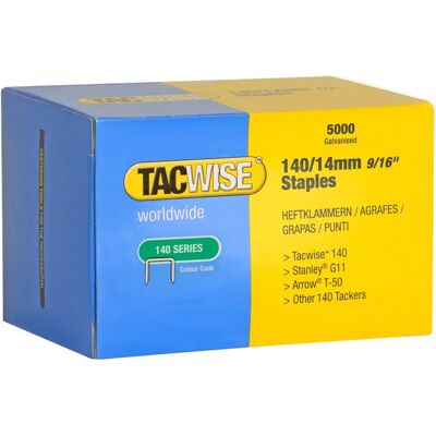 Tacwise 140/14mm Staples - Professional Staples for Guns Tacwise 140/14mm Staples - Professional Staples for Guns