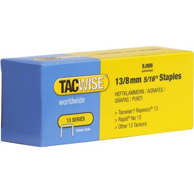 Tacwise 13 - Stahlklammern 8mm - Pack 5000 Tacwise 13 - Stahlklammern 8mm - Pack 5000