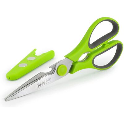 Rapesco - 1598 - Vert - 210mm - Ciseaux de cuisine - Publicité Rapesco - 1598 - Vert - 210mm - Ciseaux de cuisine - Publicité