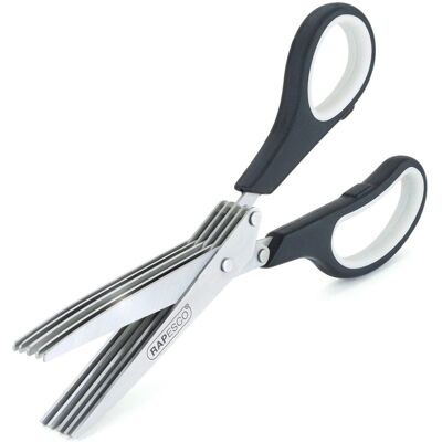 Forbici Rapesco 1599 per Cancelleria e Hobby - Nero, Bianco Forbici Rapesco 1599 per Cancelleria e Hobby - Nero, Bianco
