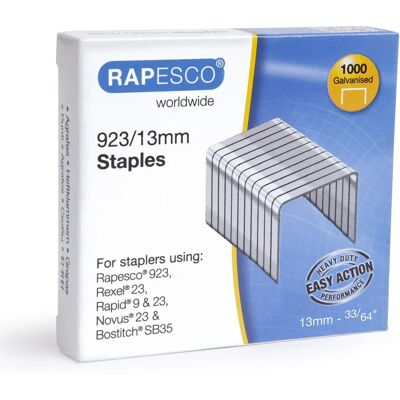 Rapesco 923/13mm (23 Type) Galvanized Nails - Heavy Duty Rapesco 923/13mm (23 Type) Galvanized Nails - Heavy Duty