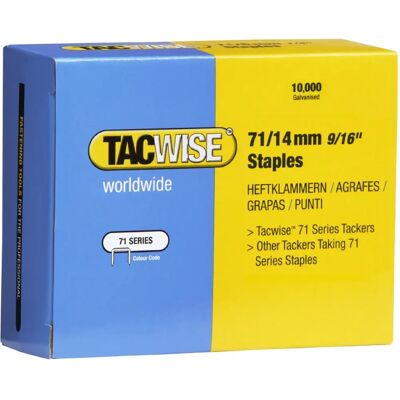 Tacwise 71/14mm Staples - Staple Gun Accessories Tacwise 71/14mm Staples - Staple Gun Accessories