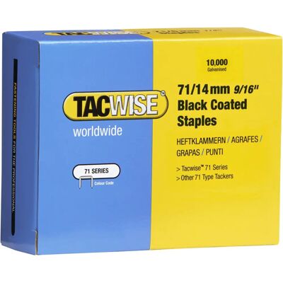 Tacwise TA-0374 Graffe zincate 14mm - Strumento di tappezzeria Tacwise TA-0374 Graffe zincate 14mm - Strumento di tappezzeria