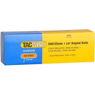 Tacwise 0826 Série 500 Pregos 35mm - Pregos Tacwise 0826 Série 500 Pregos 35mm - Pregos