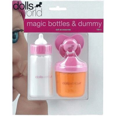 Dolls World Bouteille Magique et Sucette - Accessoires de Poupée - Publicité Dolls World Bouteille Magique et Sucette - Accessoires de Poupée - Publicité