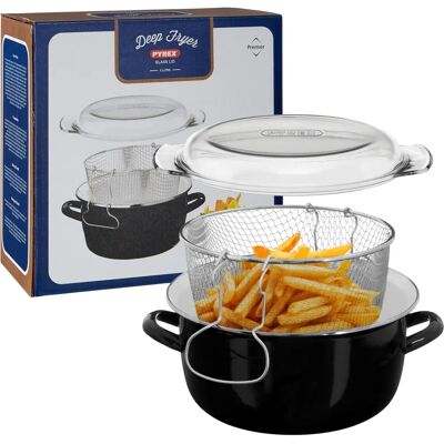 Premier Housewares Deep Fryer - Black Premier Housewares Deep Fryer - Black