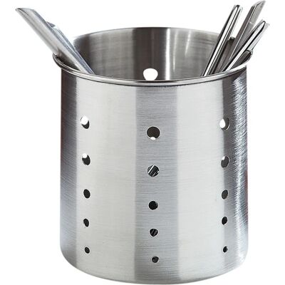 Contenedor de cubiertos de acero inoxidable de Premier Housewares - Organizador de cubiertos Contenedor de cubiertos de acero inoxidable de Premier Housewares - Organizador de cubiertos