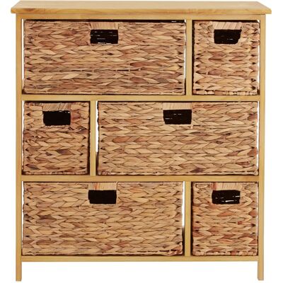 Premier Housewares 6 Drawer Storage Unit - Storage Unit Premier Housewares 6 Drawer Storage Unit - Storage Unit