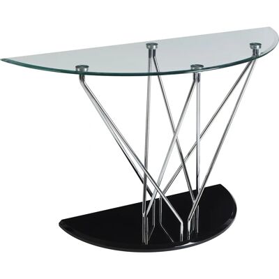 Premier Housewares Halo Half Moon Console Table - Console Table Premier Housewares Halo Half Moon Console Table - Console Table