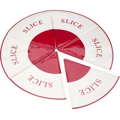 Premier Housewares Piatti per Pizza dal Design Elegante 6 Fette - Piatto per Pizza Premier Housewares Piatti per Pizza dal Design Elegante 6 Fette - Piatto per Pizza