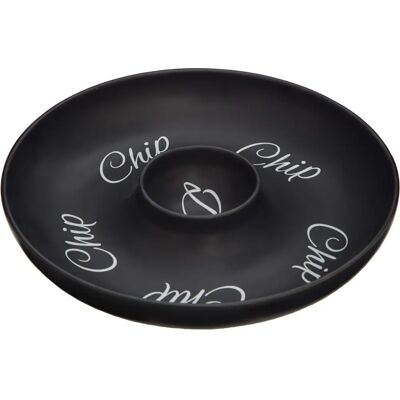 Premier Housewares Mangé Chip & Dip Skål - Elegant Svart - Fat Premier Housewares Mangé Chip & Dip Skål - Elegant Svart - Fat