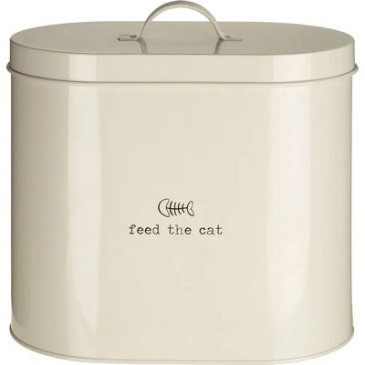 Premier Housewares Feed The Cat 6.5 Litre Pet Food Storage Bin - Pet Food Storage Bin Premier Housewares Feed The Cat 6.5 Litre Pet Food Storage Bin - Pet Food Storage Bin