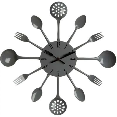 Premier Housewares Kitchen Wall Clock - Grey Premier Housewares Kitchen Wall Clock - Grey