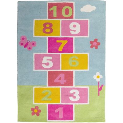 Tapis pour enfants en coton Premier Housewares - Protège le sol, Doux, Coloré - 140x100 cm Tapis pour enfants en coton Premier Housewares - Protège le sol, Doux, Coloré - 140x100 cm
