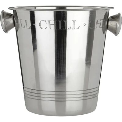 Raffreddatore per vino Bombay Chill di Premier Housewares - Argento - Maniglie Raffreddatore per vino Bombay Chill di Premier Housewares - Argento - Maniglie