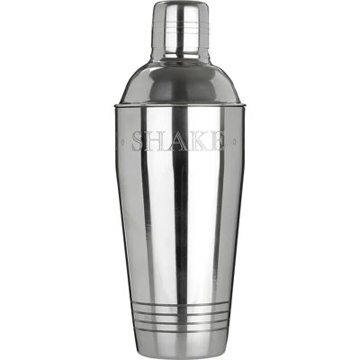 Premier Housewares Bombay Cocktail Shaker - Acciaio Inox - Argento - 750ml Premier Housewares Bombay Cocktail Shaker - Acciaio Inox - Argento - 750ml