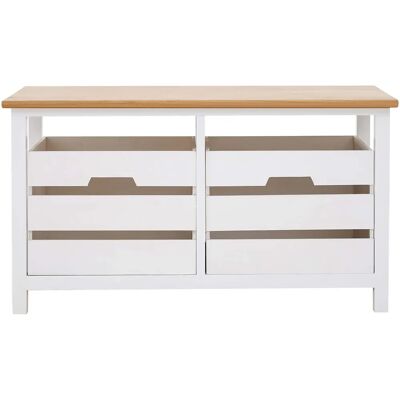 Premier Housewares Newport 2 Drawer Bench - Bench Premier Housewares Newport 2 Drawer Bench - Bench