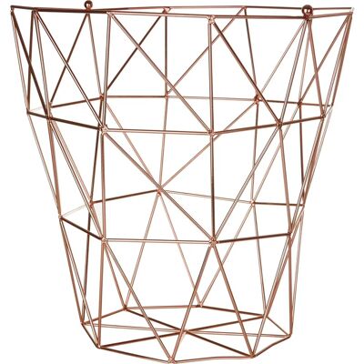 Premier Housewares Vertex Storage Basket - Storage Basket - Copper Premier Housewares Vertex Storage Basket - Storage Basket - Copper