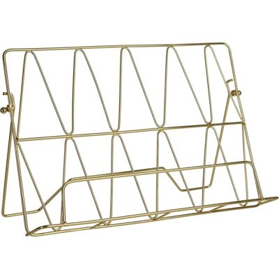 Premier Housewares Vertex Cookbook Stand - Gold Plated Premier Housewares Vertex Cookbook Stand - Gold Plated
