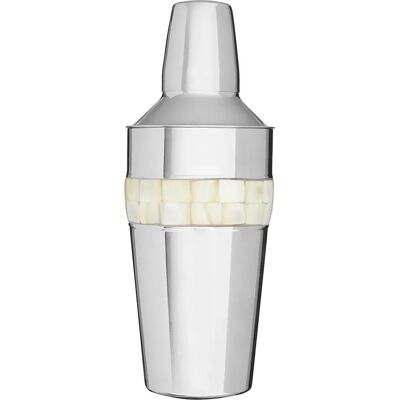 Premier Housewares Coctelera de Madreperla y Plata - Coctelera Premier Housewares Coctelera de Madreperla y Plata - Coctelera