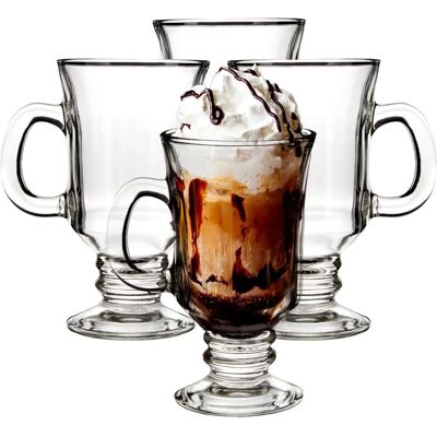 Premier Housewares Irish Coffee Glasses Set of 4 - Coffee Glasses Premier Housewares Irish Coffee Glasses Set of 4 - Coffee Glasses