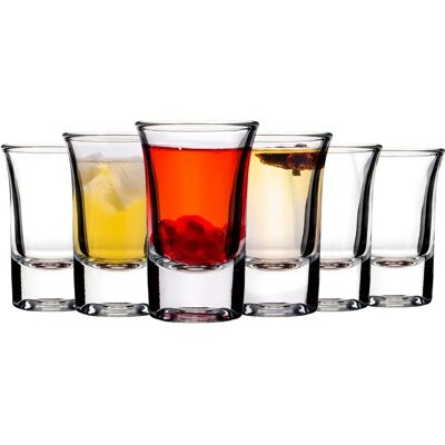 Ensemble Solide de 6 Verres à Shot Clairs - Verres à Shot Ensemble Solide de 6 Verres à Shot Clairs - Verres à Shot