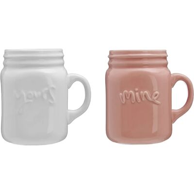 Premier Housewares Marca Modelo - Juego de 2 Tazas de Leche Premier Housewares Marca Modelo - Juego de 2 Tazas de Leche