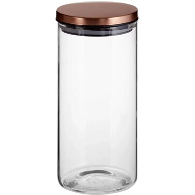 Barattolo di stoccaggio in oro rosa Premier Housewares - 1300ml - Barattolo di stoccaggio Barattolo di stoccaggio in oro rosa Premier Housewares - 1300ml - Barattolo di stoccaggio