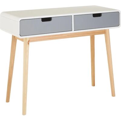 Premier Housewares Milo Console Table - Grey/White Premier Housewares Milo Console Table - Grey/White